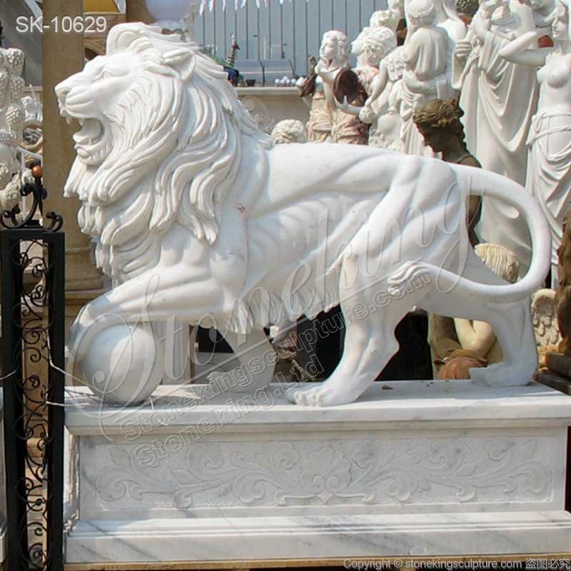 Factory Supply Outdoor Large Stone Animal Statues for Garden and Home Decor for sale